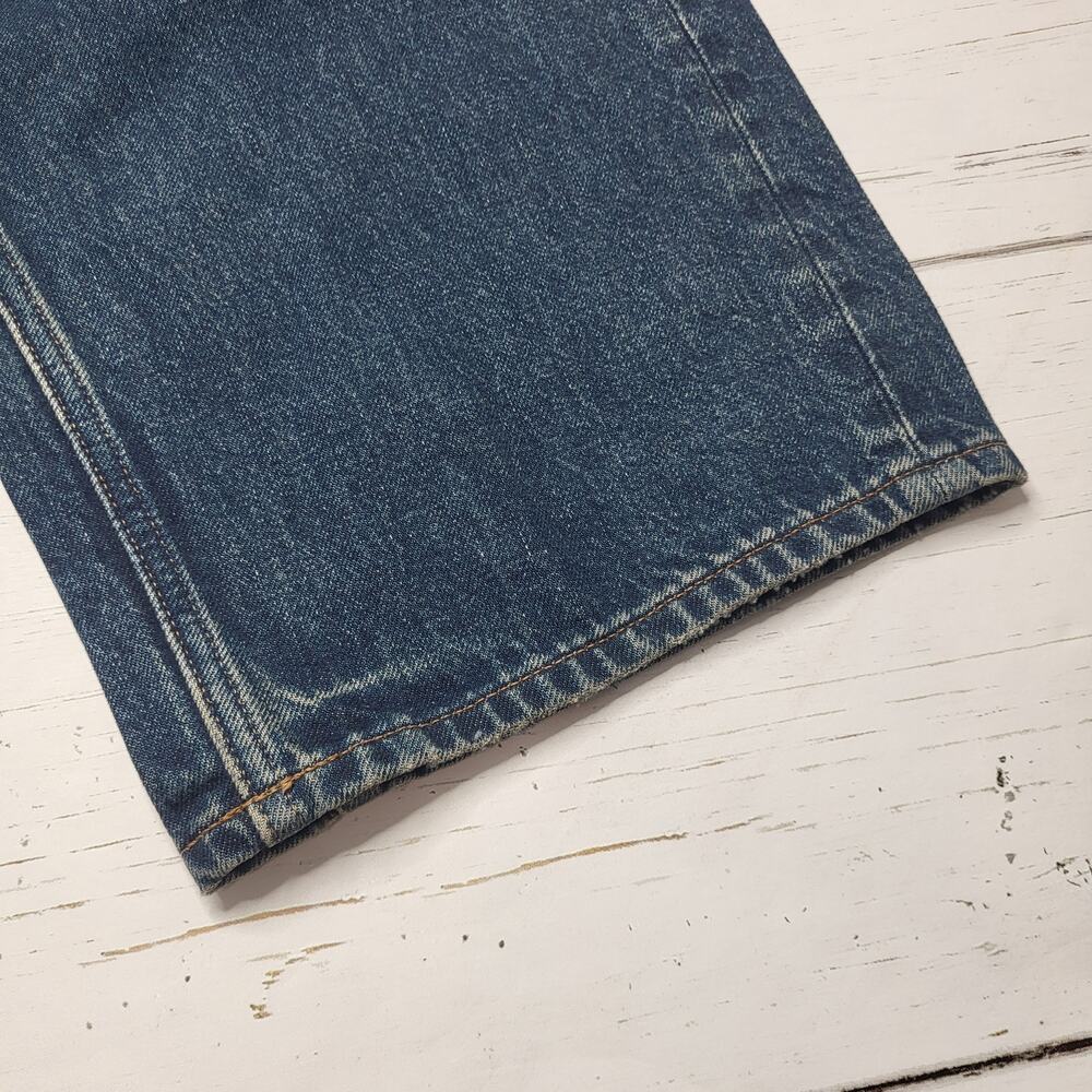 Madewell Petite Curvy Darted Barrel Leg Jeans Medium Dobbins Wash Western 30P - Picture 10 of 13